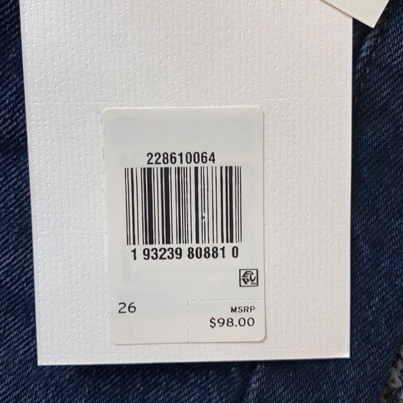 NWT Levi’s WEDGIE FIT ANKLE in wild bunch black - Picture 6 of 7